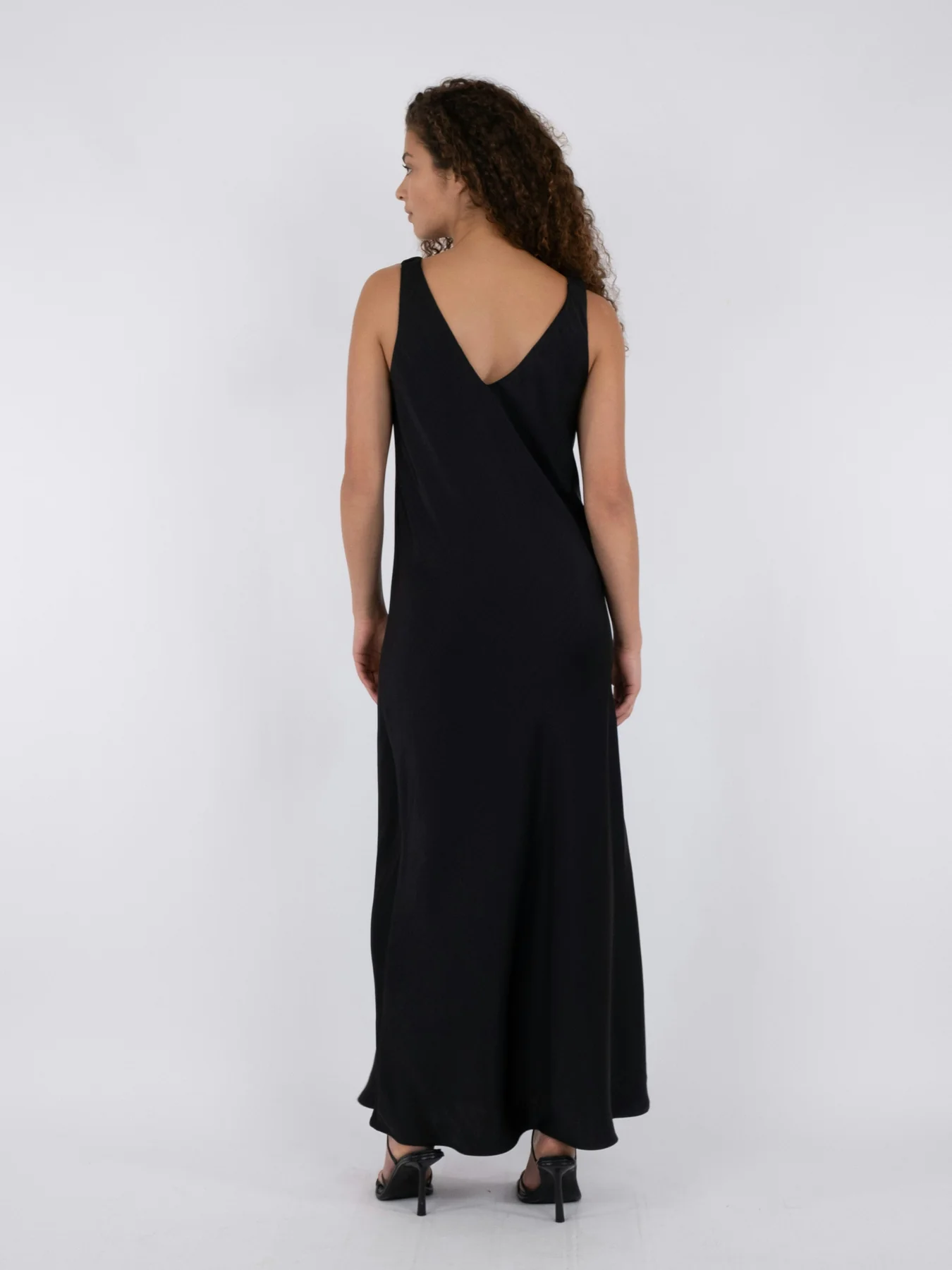 Neo Noir Zakia Heavy Sateen Dress