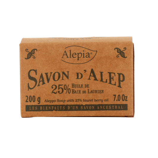 Alepia Savon d'Alep 25% d'Huile de Baie de Laurier