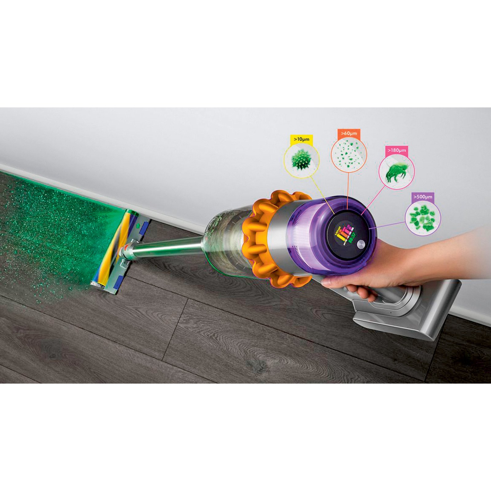 Dyson V15 Detect™ Absolute kabelloser Staubsauger Nickel