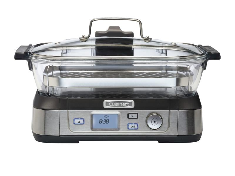 Cuisinart Dampfgarer Digital Steam Cooker Dampfgarer mit Kochtopf und Deckel aus widerstandsfähigem Glas