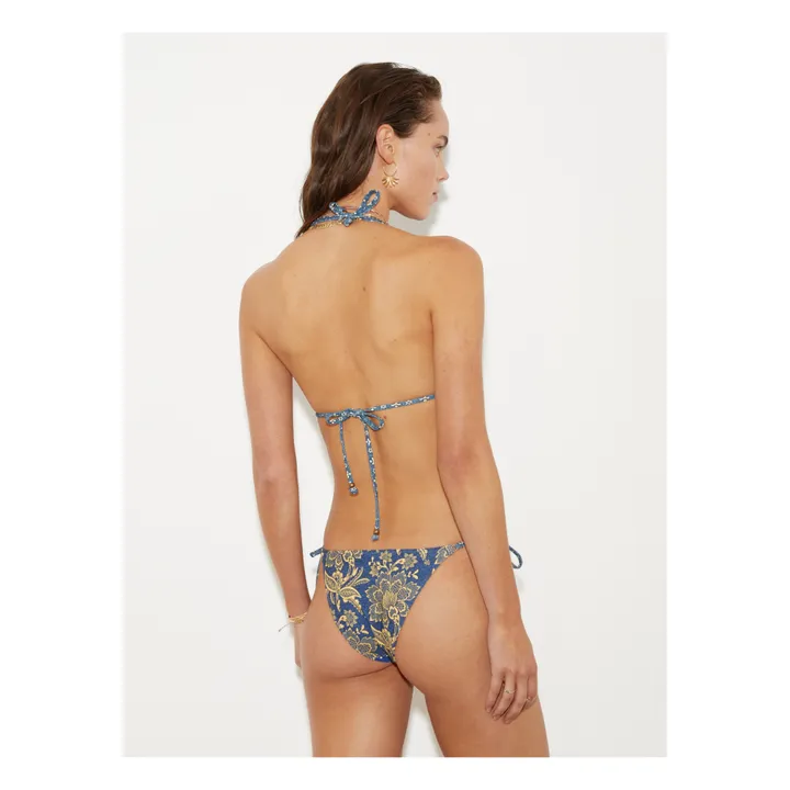 Boteh Bas de Maillot Florimonde Patchwork | Bleu marine