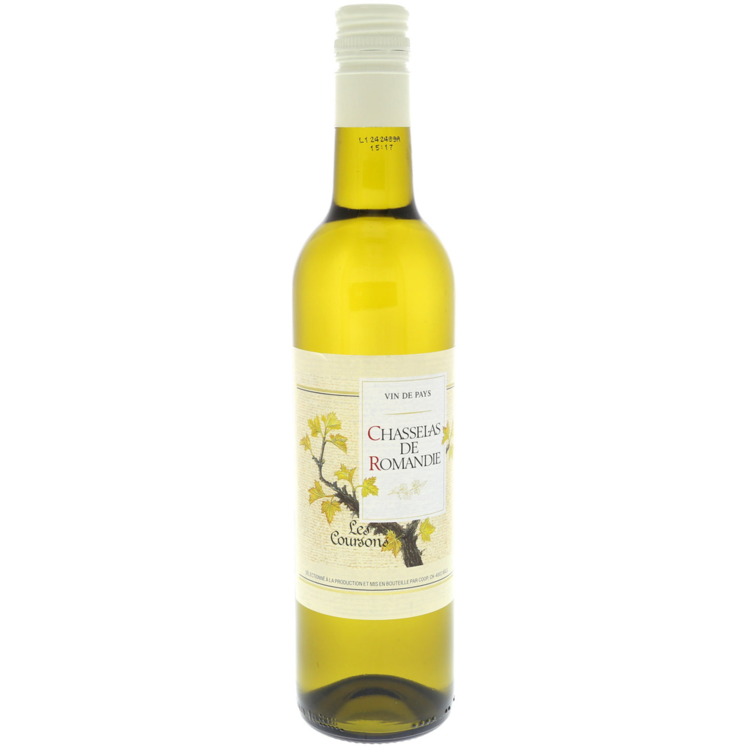 Les Coursons Chasselas de Romandie -50cl