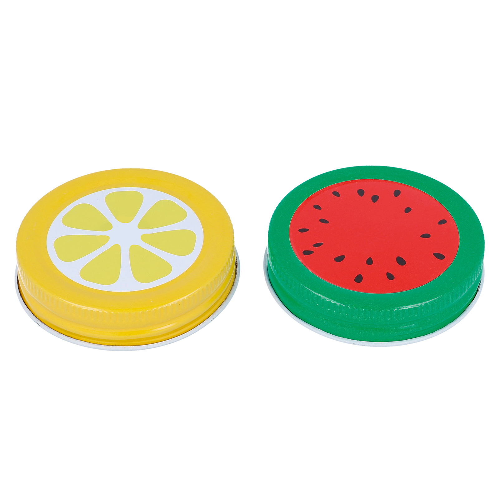 2er-Set Deckel - sortiert - für Trinkglas