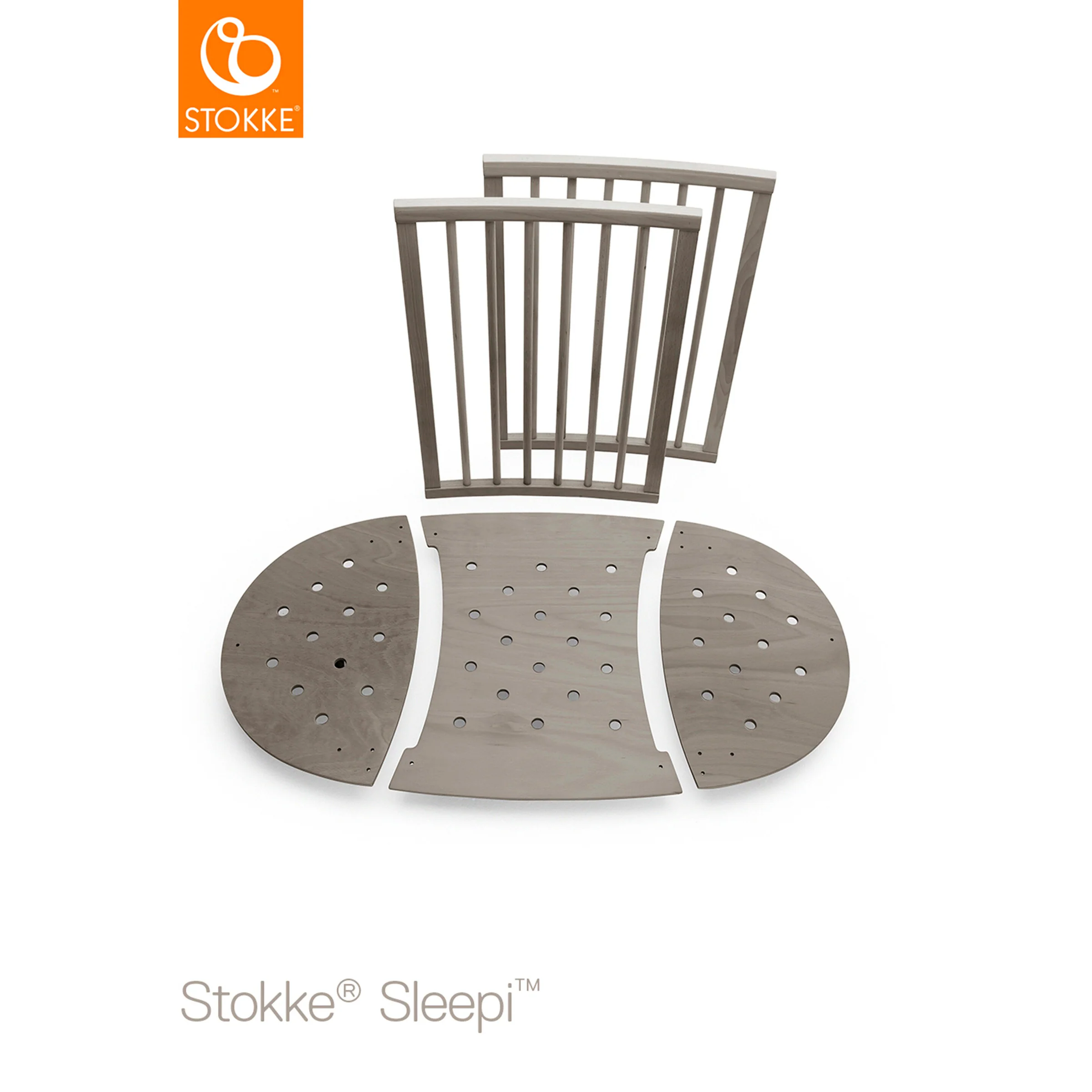 Stokke® - SLEEPI™ Umbausatz für Sleepi Mini zum Kinderbett 120 cm Hazy Grey