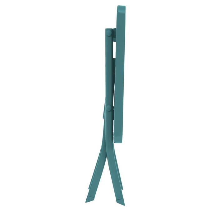 Table d'appoint de jardin pliante carrée GREENSBORO Vert opale