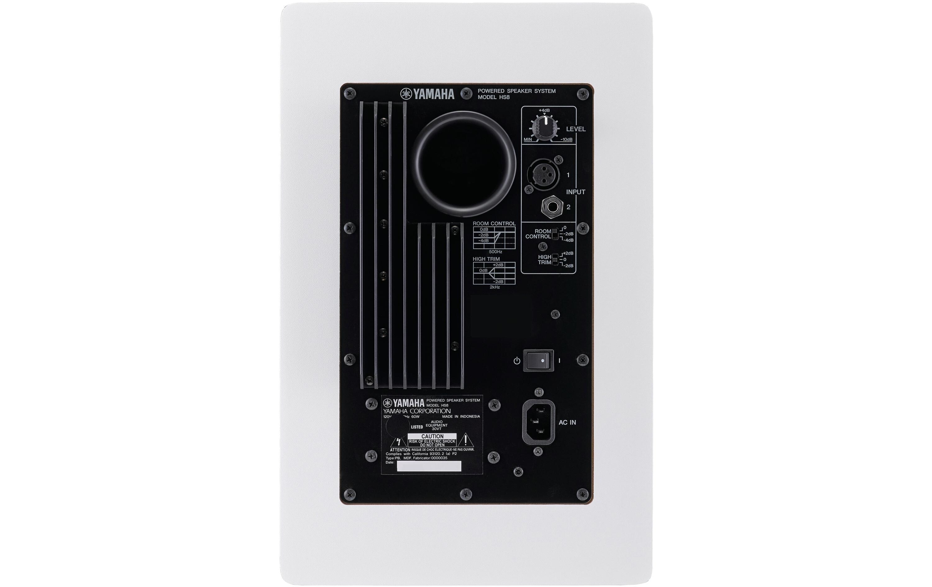 Studiomonitor HS8I W - 120 W, 8 Zoll, Weiss<br>Aktiver Nahfeldmonitor mit Montagepunkten