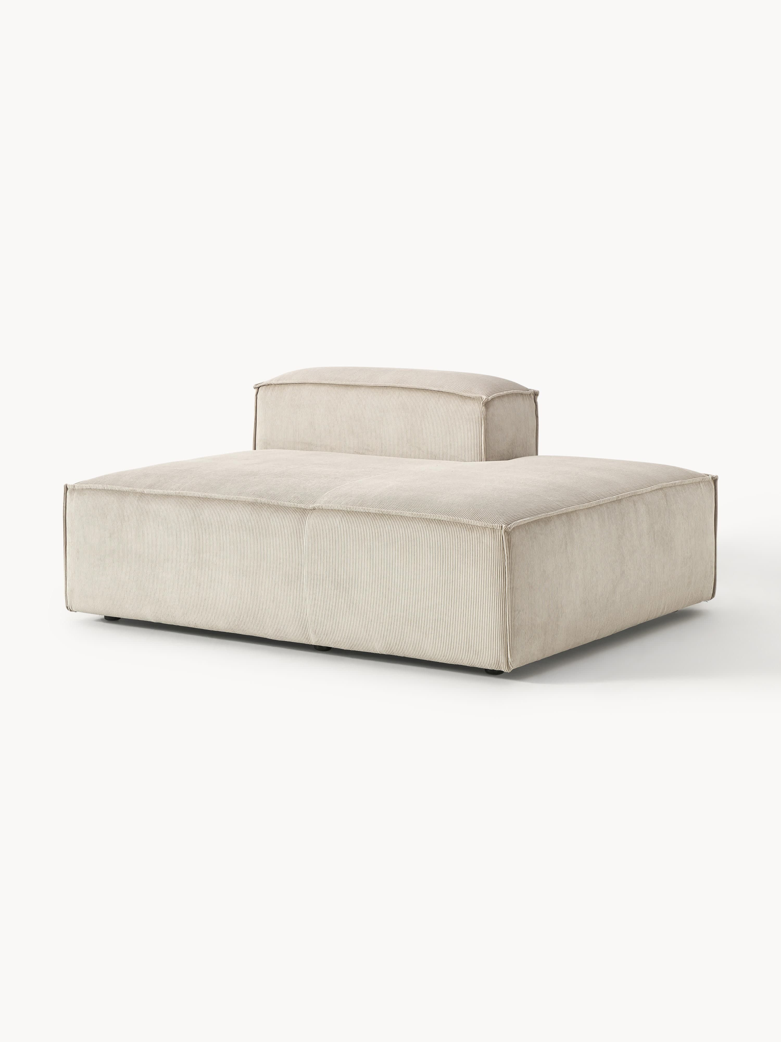 Chaise longue module Lennon van corduroy