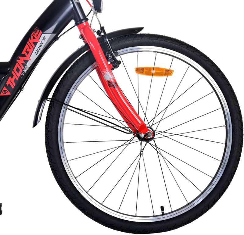 Volare - Thombike - Fiets - Rood - 24 inch - 3 Versnellingen