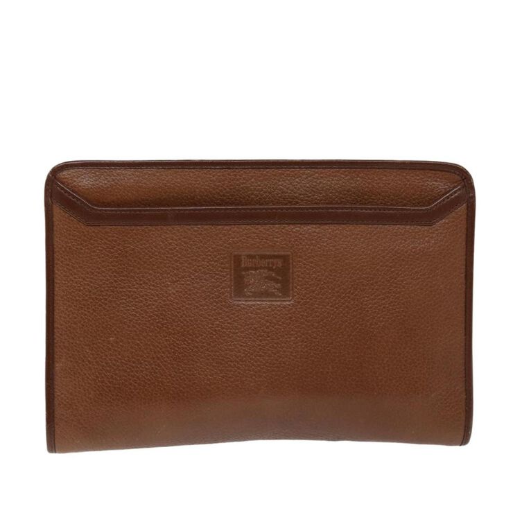 Burberry Vintage Burberry Clutch Brown