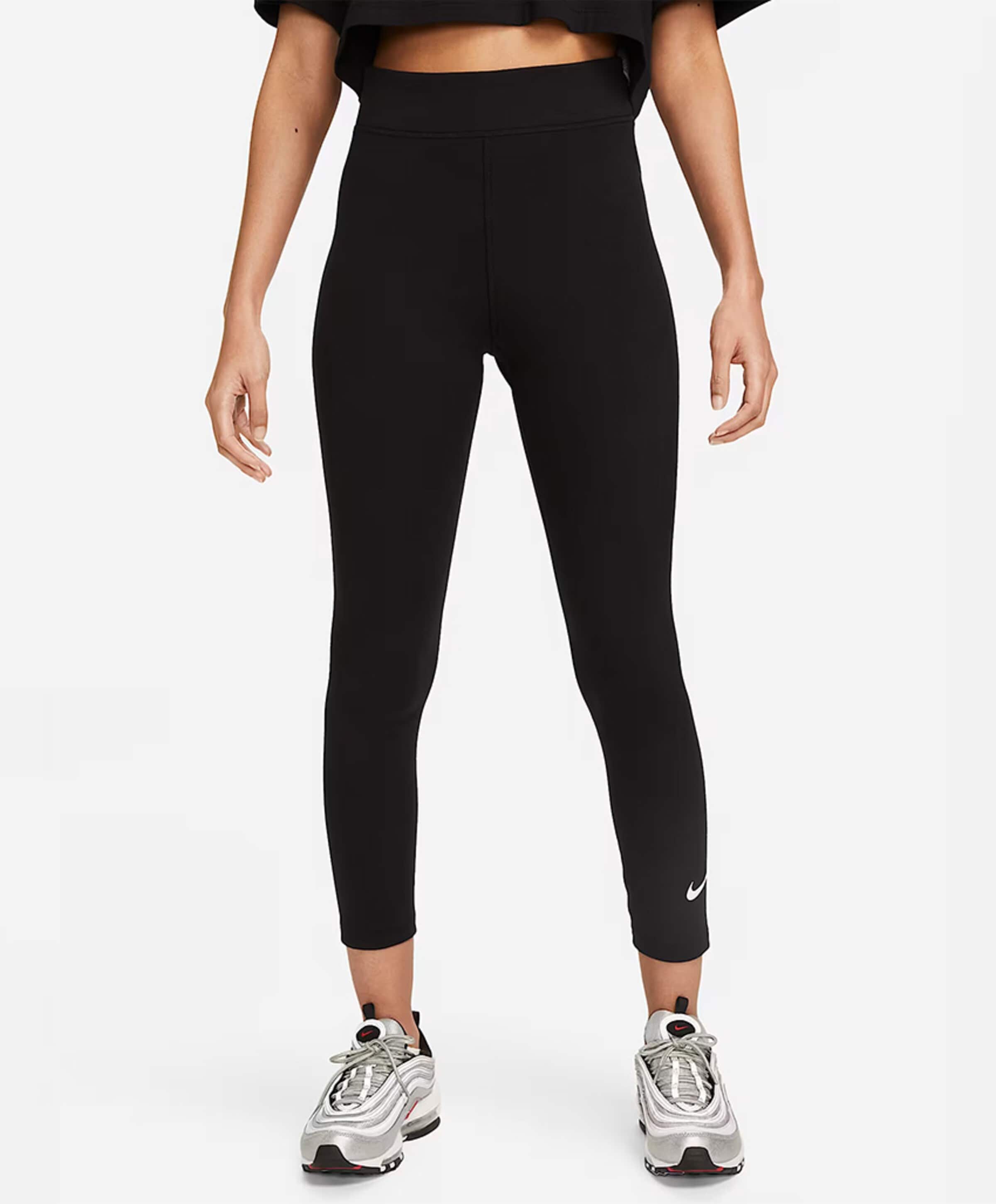 Nike W Nsw Nk Clsc Hr 7/8 tights Lbr dames tights zwart