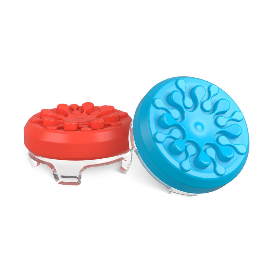 KontrolFreek Splash Thumbsticks Nintendo Switch Pro - blauw/rood