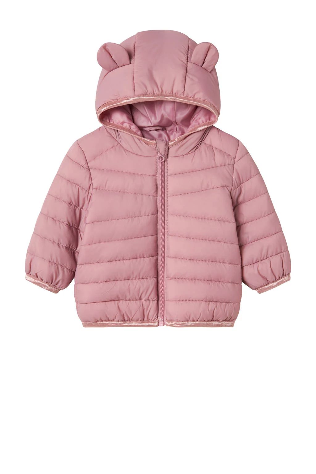 NAME IT BABY gewatteerde jas roze
