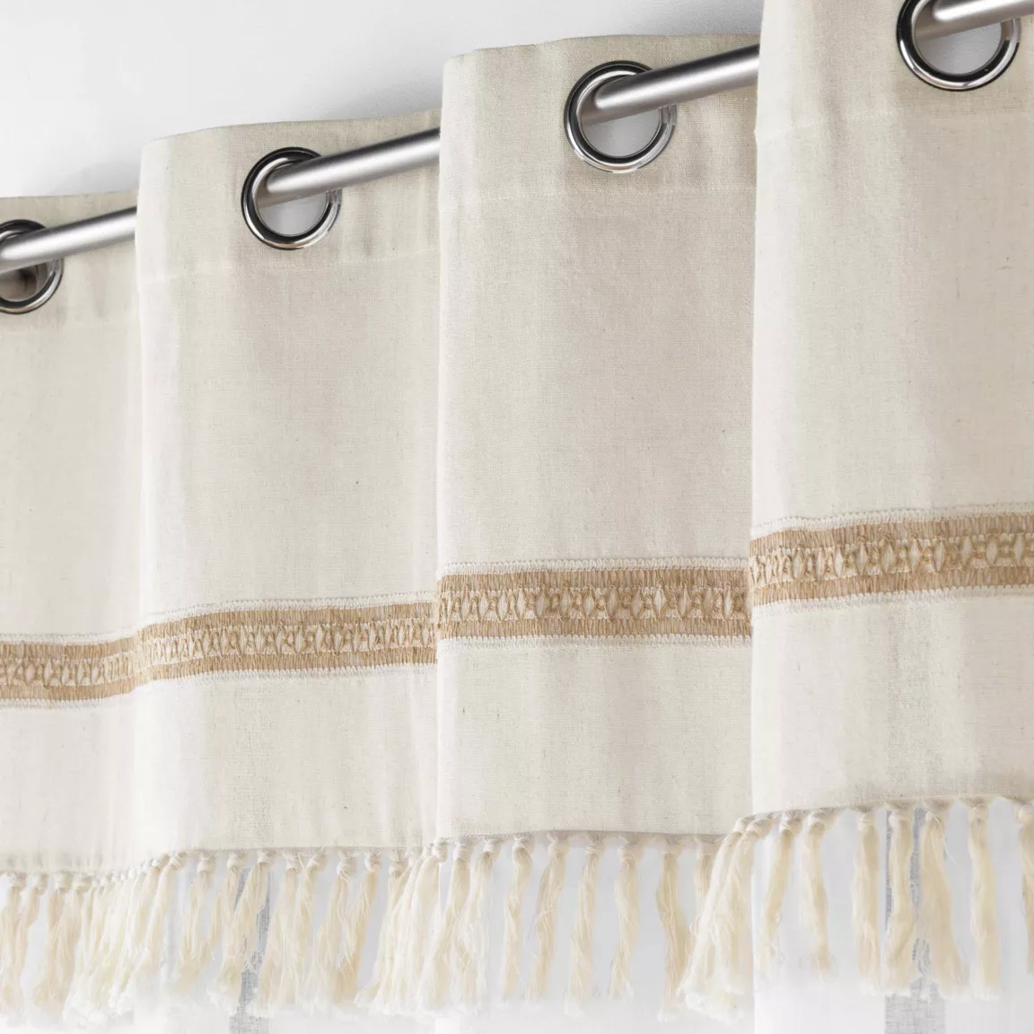 Voilage coton (140 x 240 cm) Janara Beige