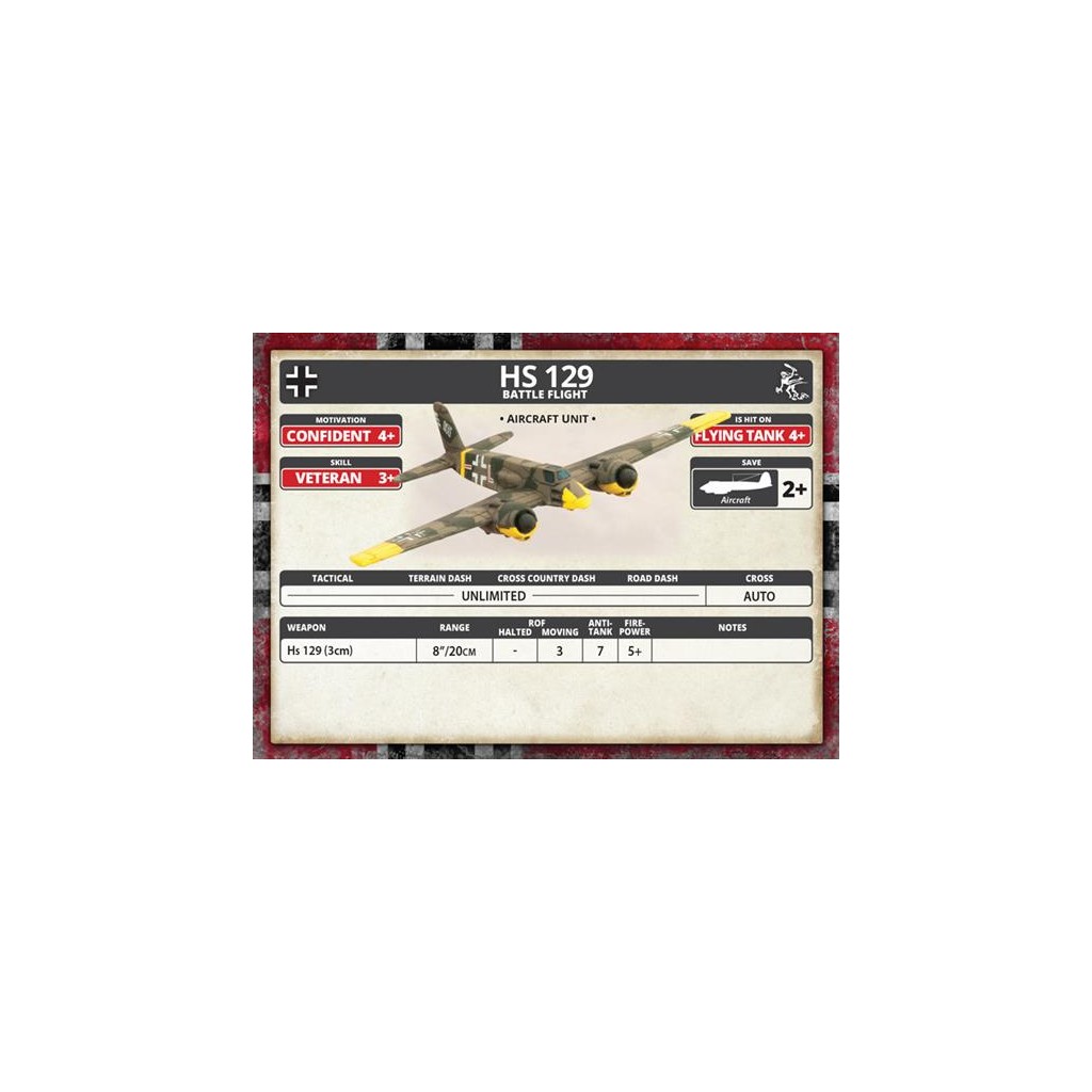 Flames of War - HS 129 Battle Flight