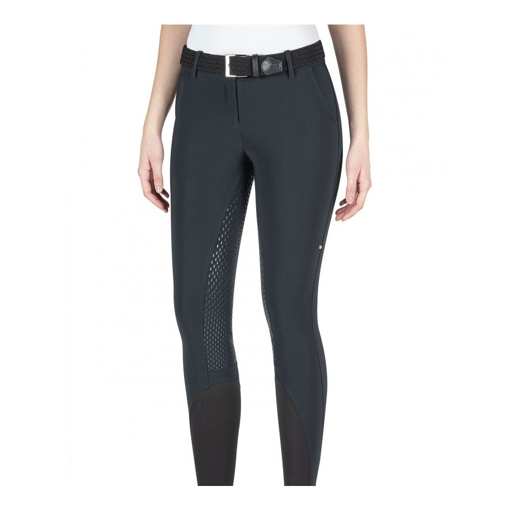 Equiline JULIK - Pantalon fond de peau siliconé Femme black