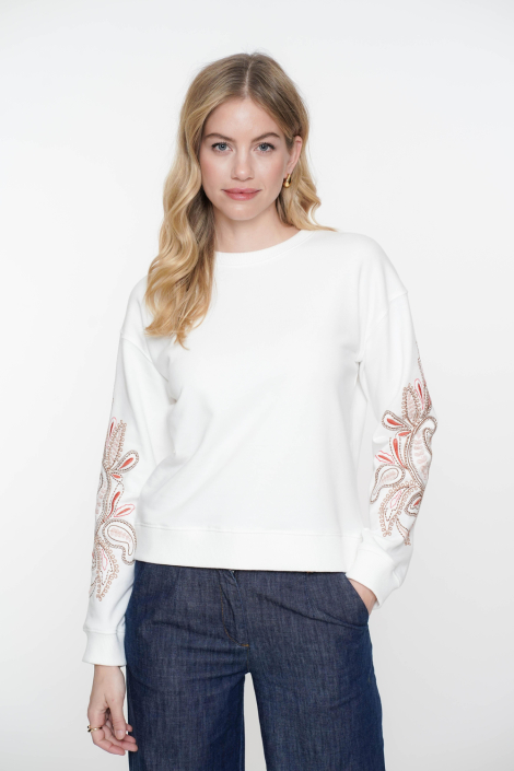Geisha ecru dames sweater