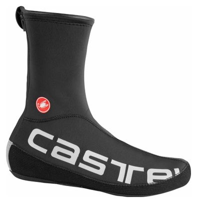 Couvre-chaussures Castelli Diluvio UL Noir / Silver Reflex