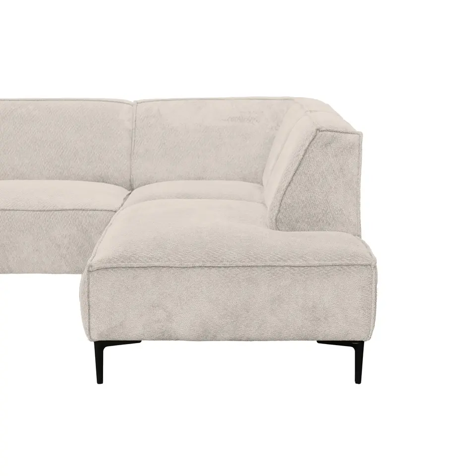 Hoekbank Romy rechts - stof Egon - beige
