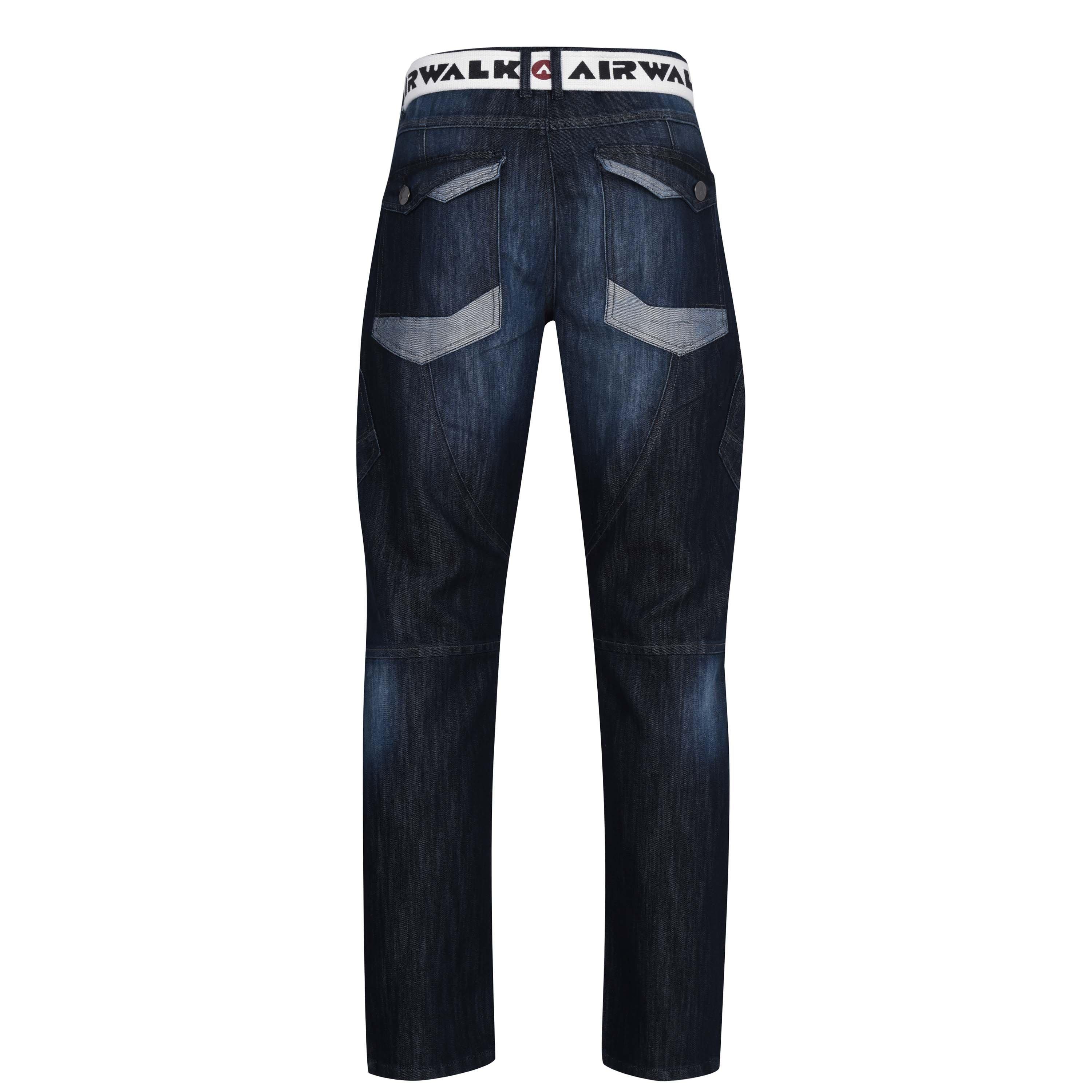 Airwalk Airwalk Belted Cargo Jeans Mens