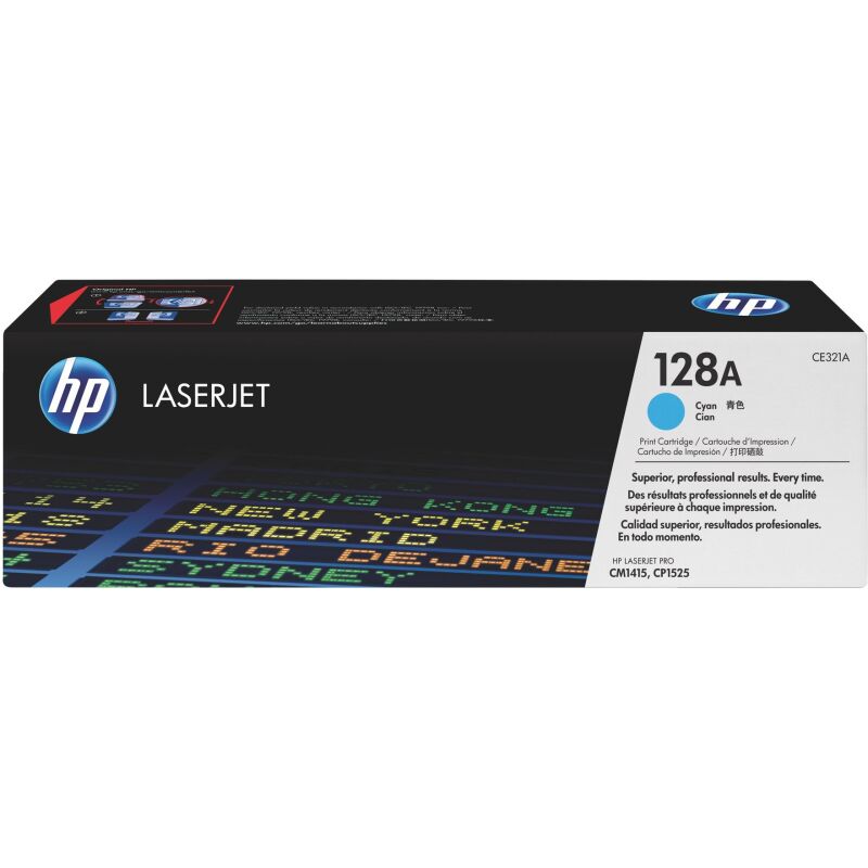 HP 128A CE32xA Toners couleurs séparées pour imprimante laser