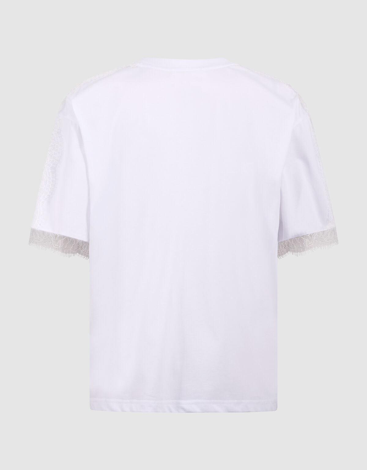 Kanten T-shirt Wit