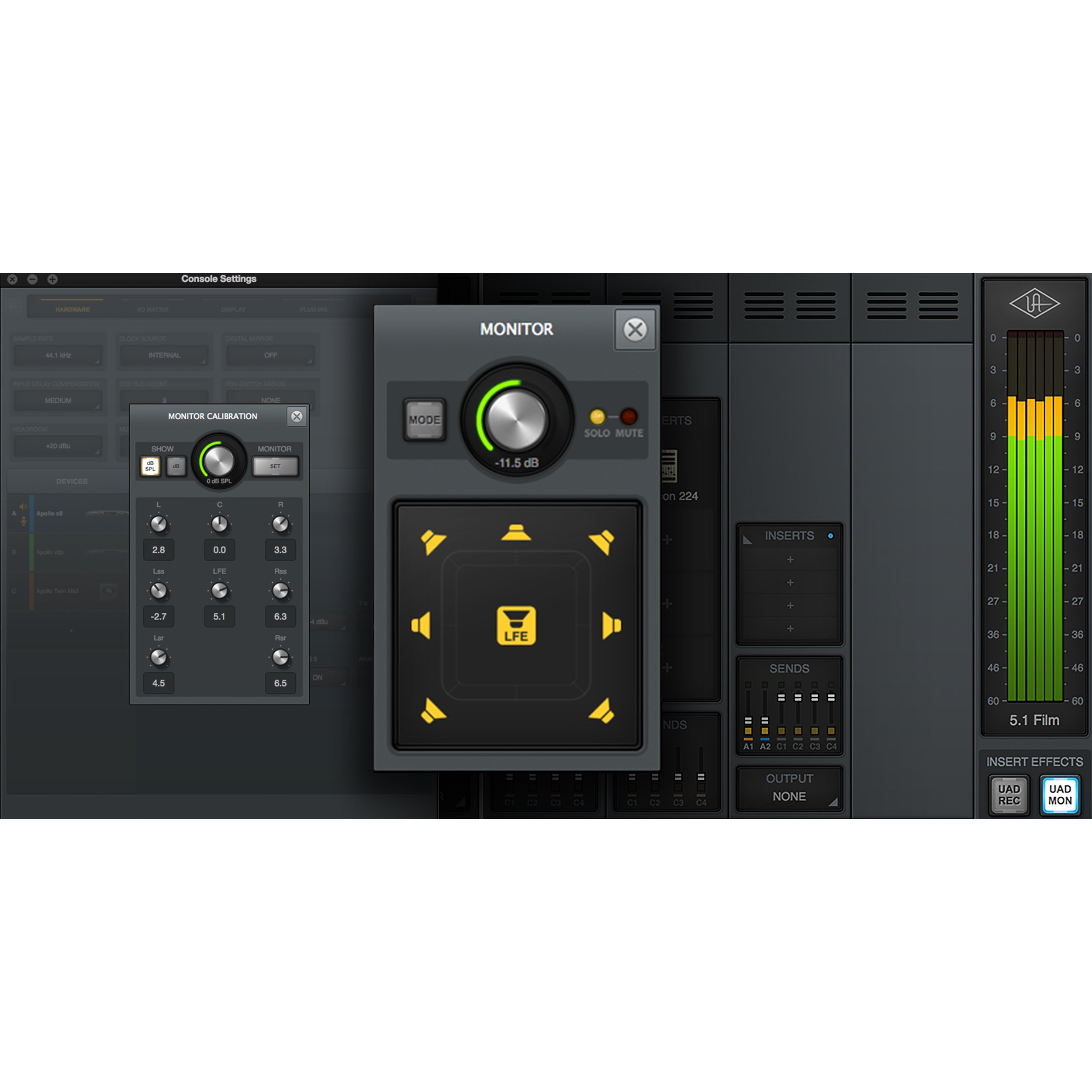Universal Audio Apollo x8P Heritage Edition Thunderbolt 3 audio interface