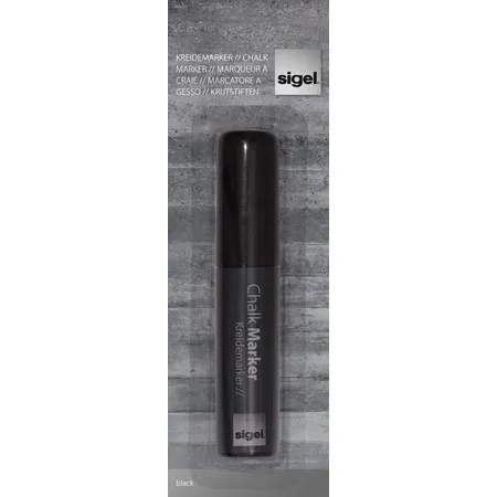 Sigel Kreidemarker 150 schwarz, 5-15mm