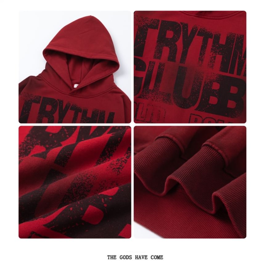 Derbundy - Oversized hoodie met letters