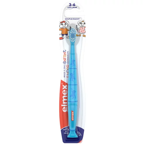 Elmex Enfant Brosse A Dents Manuelle Enfants 3-6 Ans - 1 Unité