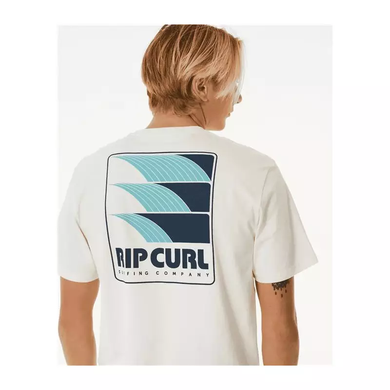 Teeshirt RIPCURL Surf Revival Line Up Tee Bone