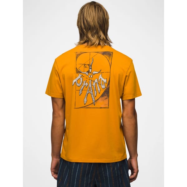 T-shirt PRANA HERITAGE GRAPHIC SS TEE OCHRE STAR