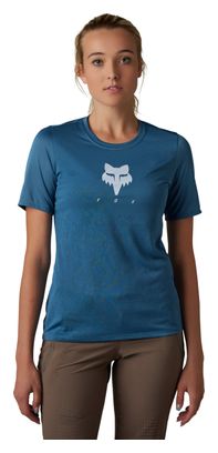 Maillot Manches Courtes Fox Ranger TruDri Femme Slate Bleu