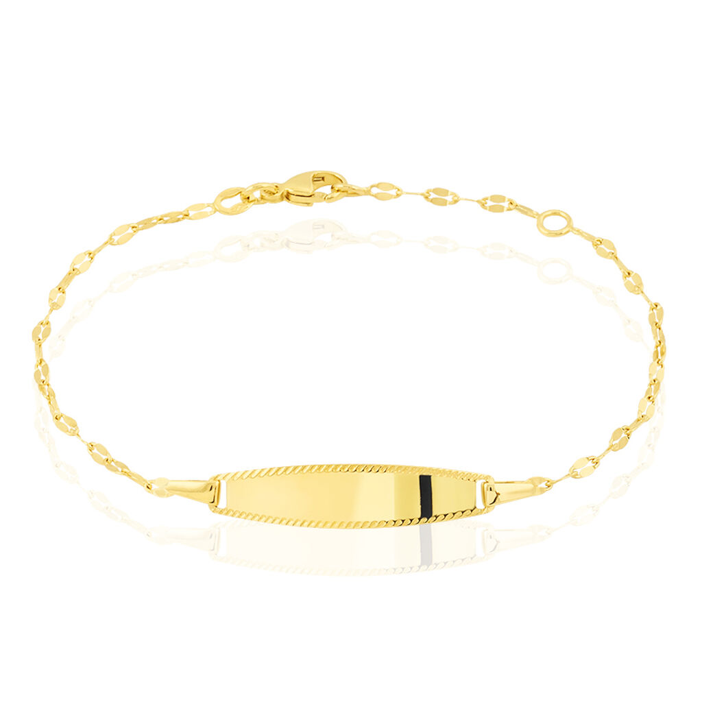Bracelet Identité Eowyn Maille Fantaisie Or Jaune