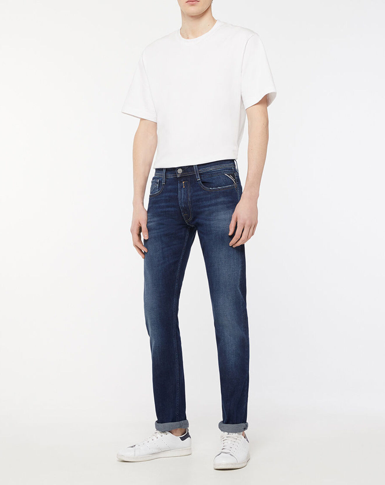 Replay Jean Denim Functional bleu foncé