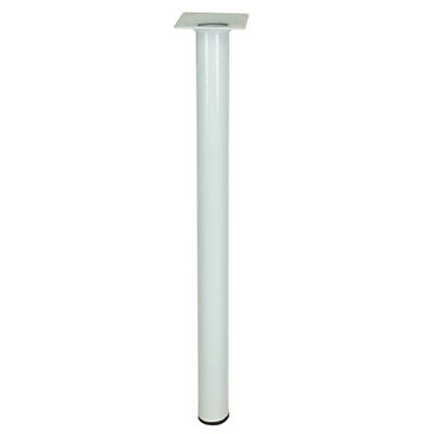 Pied de table Diall ø3 x H. 80 cm blanc