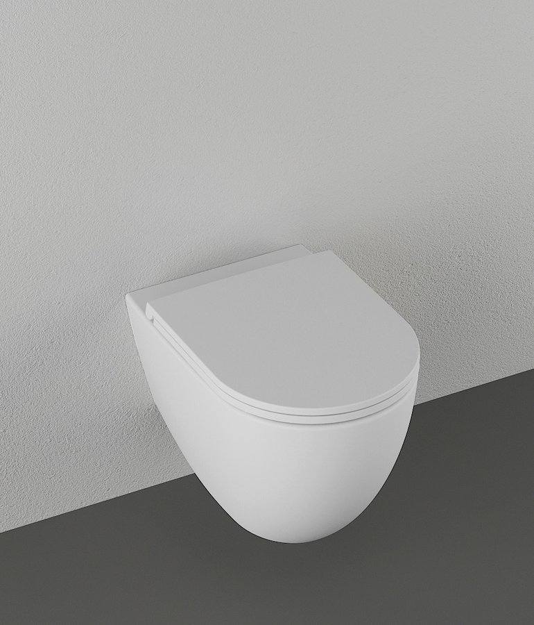 Isvea Infinity toiletpot randloos met softclose zitting wit mat