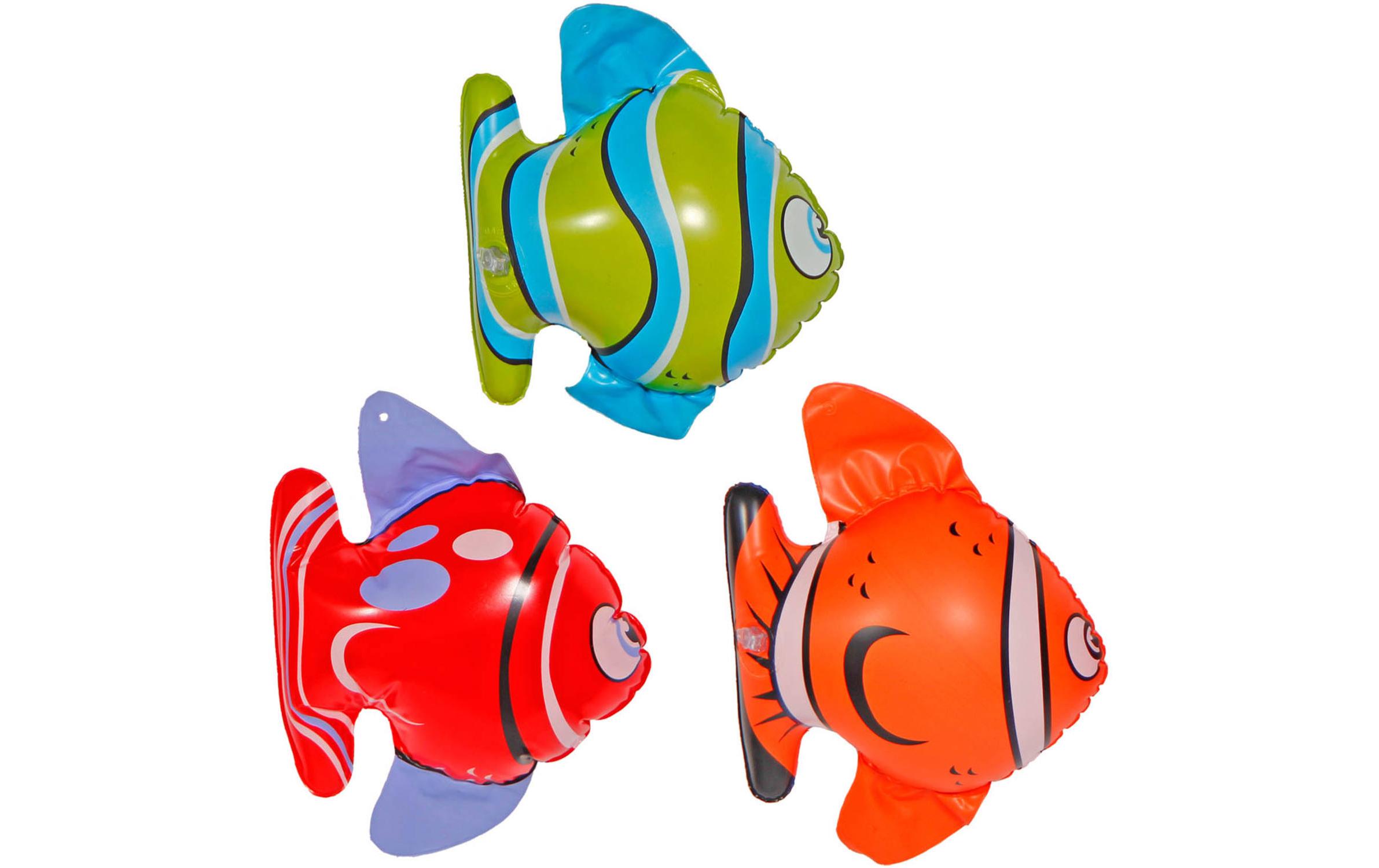 Aufblasbares Accessoire tropische Fische MehrfarbigAufblasbares Partyaccessoire Meerestiere