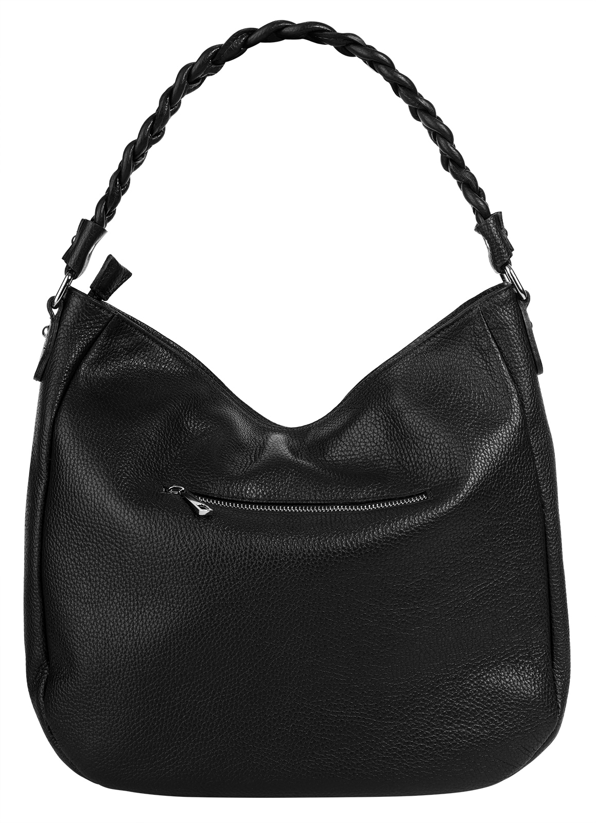 Samantha Look Henkeltasche echt Leder, Made in Italy
