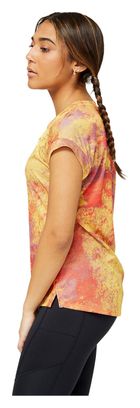 Maillot manches courtes New Balance All Terrain Trail Print Femme Multi-Couleurs