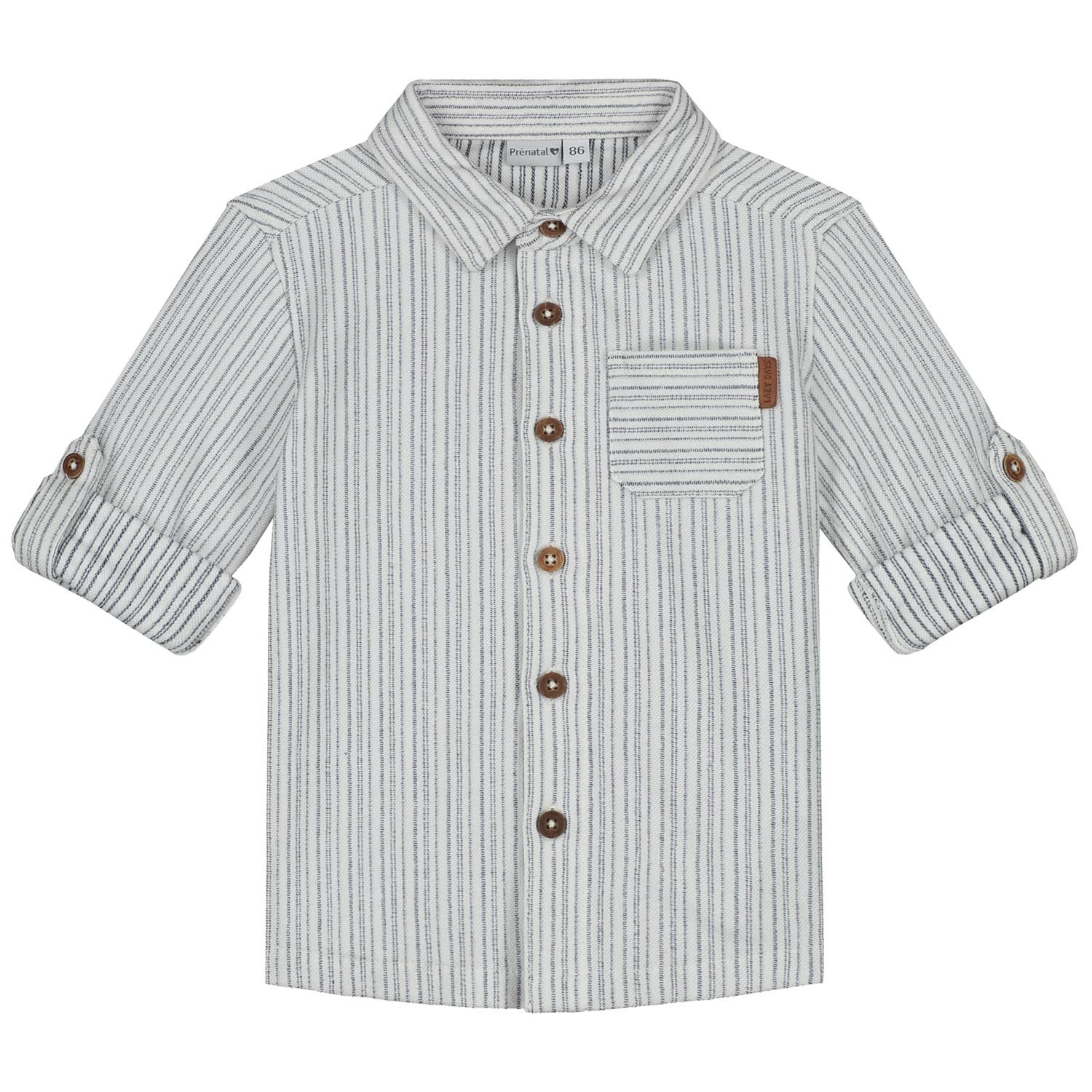 Prénatal peuter blouse driekwart mouwen strepen multi