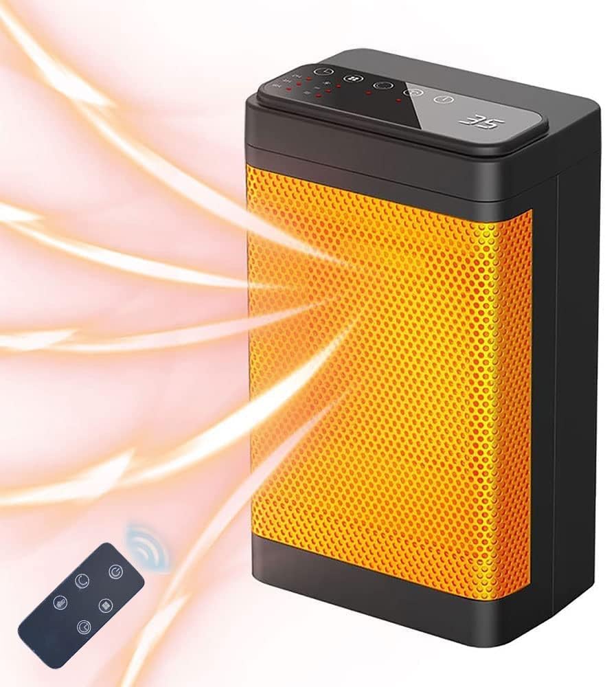 Chauffage soufflant céramique PTC 750W noir Vendos85