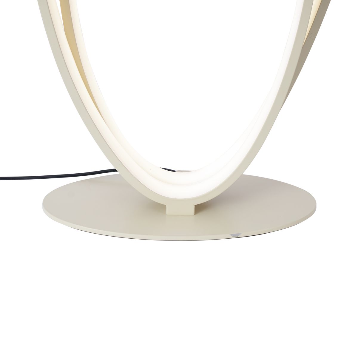 Design vloerlamp beige incl. LED 3-staps dimbaar - Boomerang