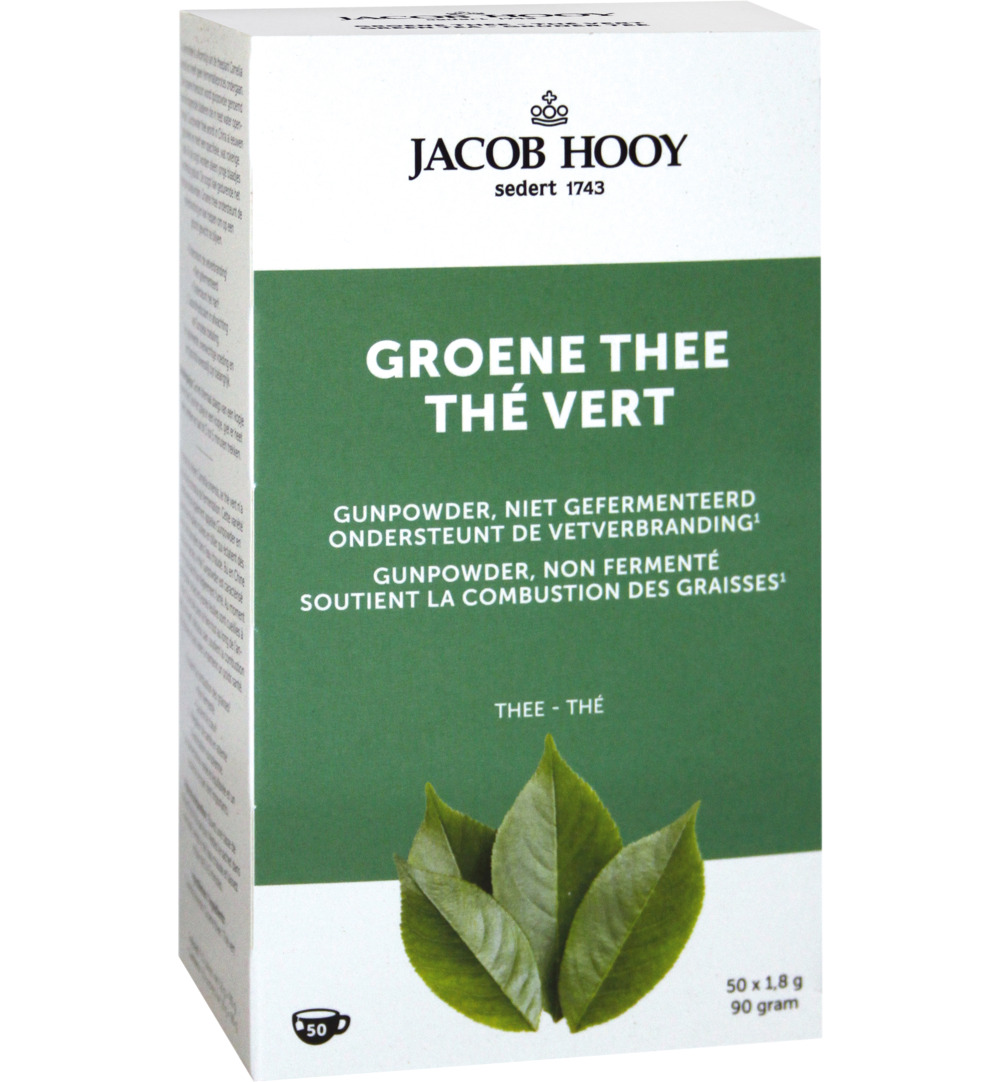 Jacob Hooygroene Thee zakjes (50 stuks)