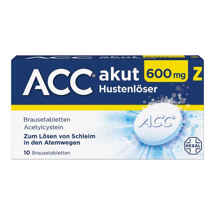 ACC akut 600 mg Z Hustenlöser, Brausetabletten, 10 St