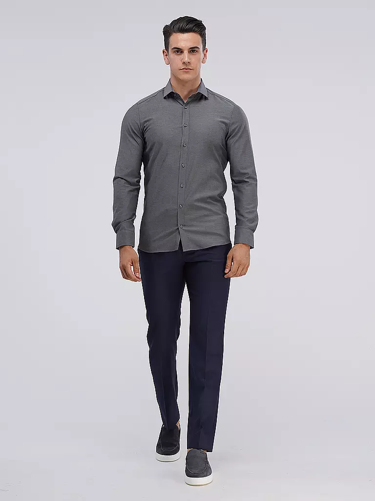 OLYMP LEVEL FIVE Hemd Body Fit grau