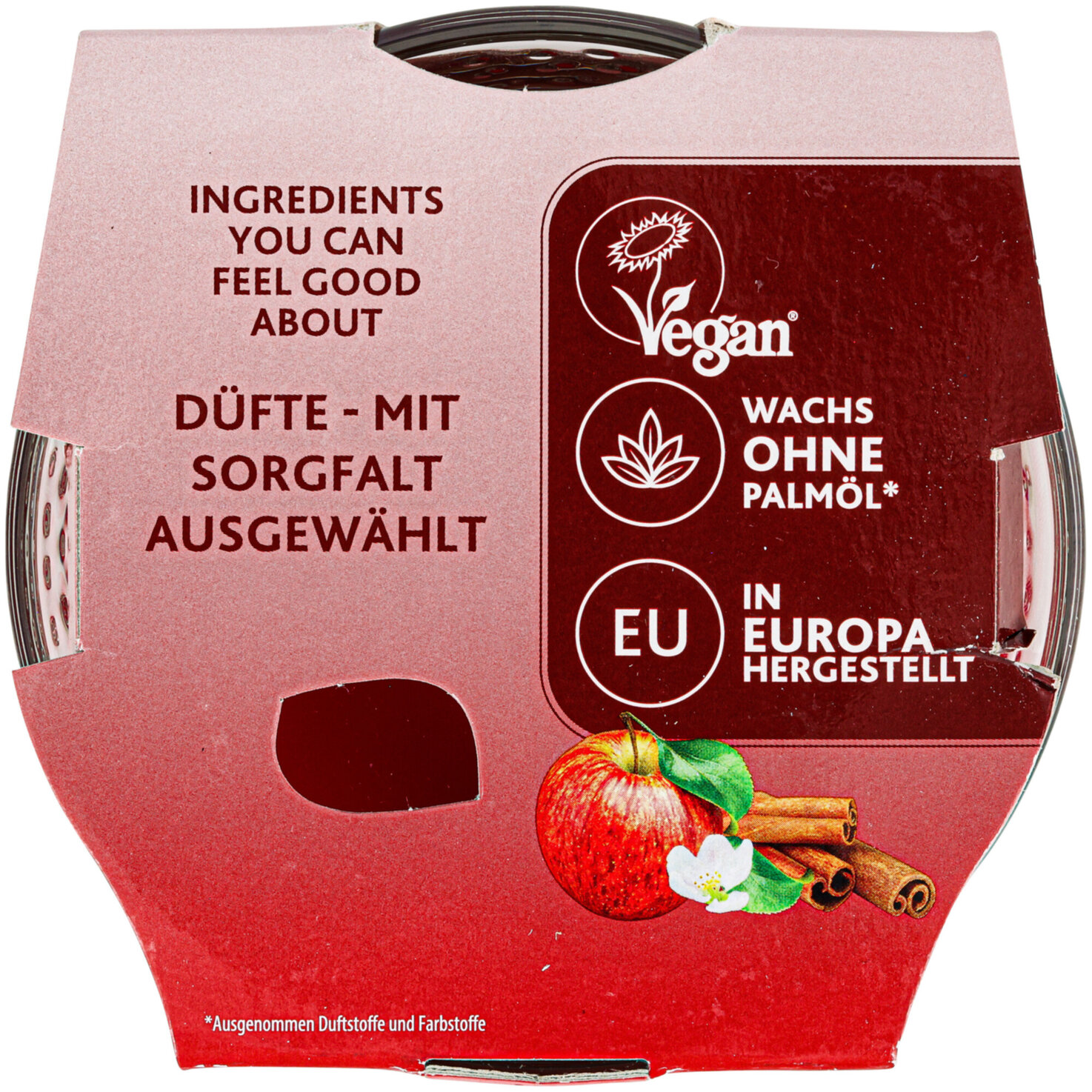 Glade Duftkerze gross Cosy Apple & Cinnamon