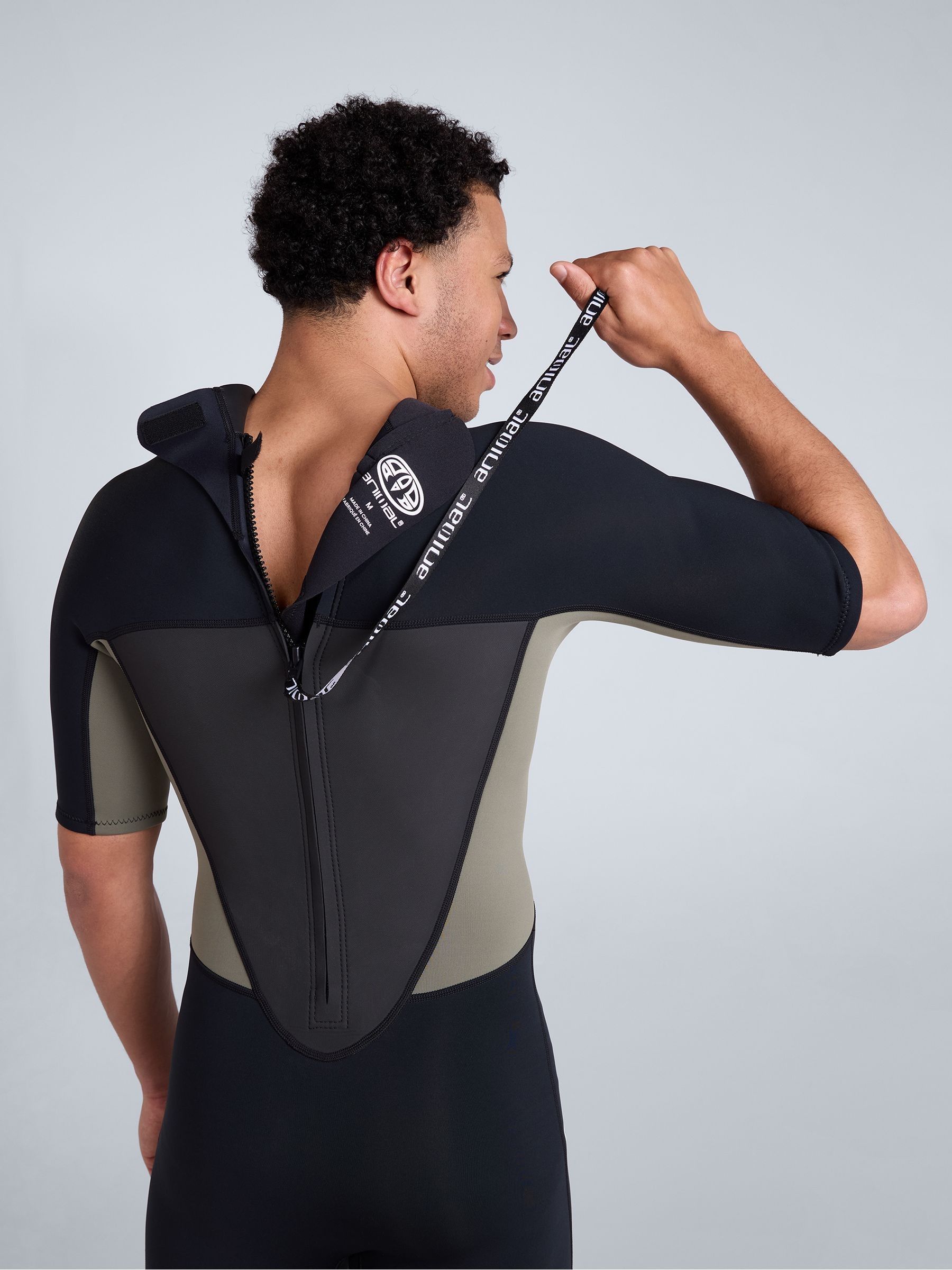 Animal Mens Slater 2mm Shorty Wetsuit