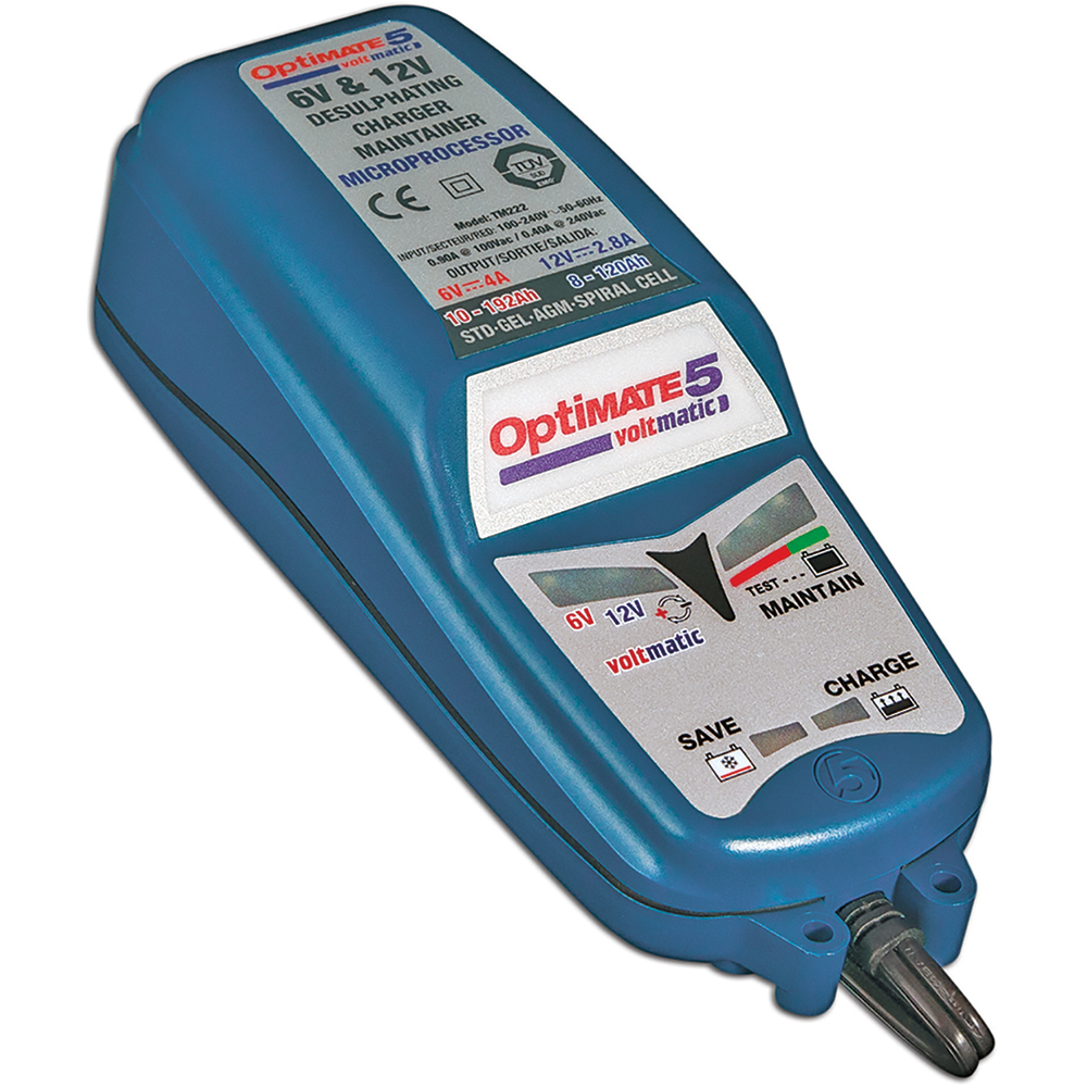 TecMate - Chargeur de batterie Optimate 5 Voltmatic TM222