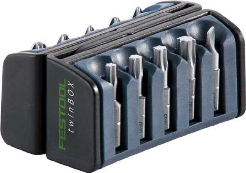 Festool - BOX BB-MIX - 10 Delige Bitset - PH1/2 - PZ1/3 - SZ0,8x5,5 - TX15-30
