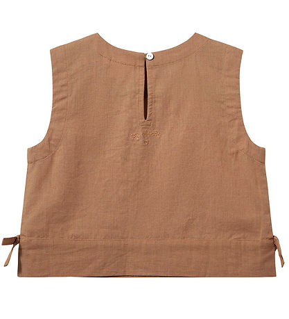 Sofie Schnoor Top - Baumwolle/Leinen - Ezmask - Rose Brown